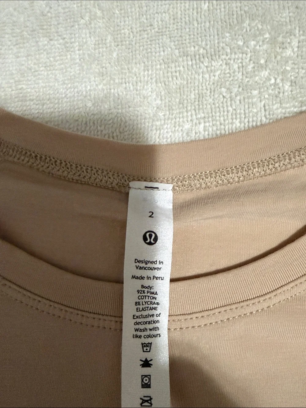 Lululemon All yours Crop Tee